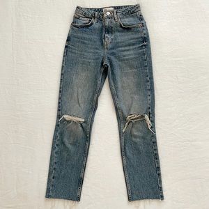 ZARA distressed jeans